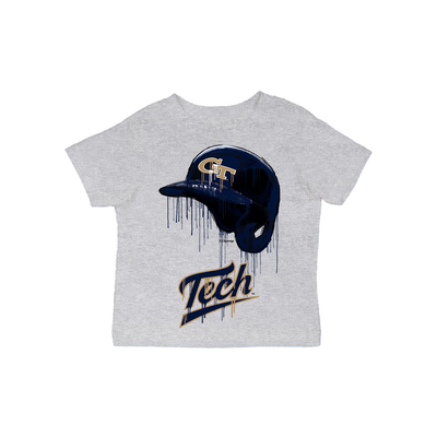  Georgia Tech Yellow Jackets Vive La Fete Infant Short Sleeve T-Shirt - Gray